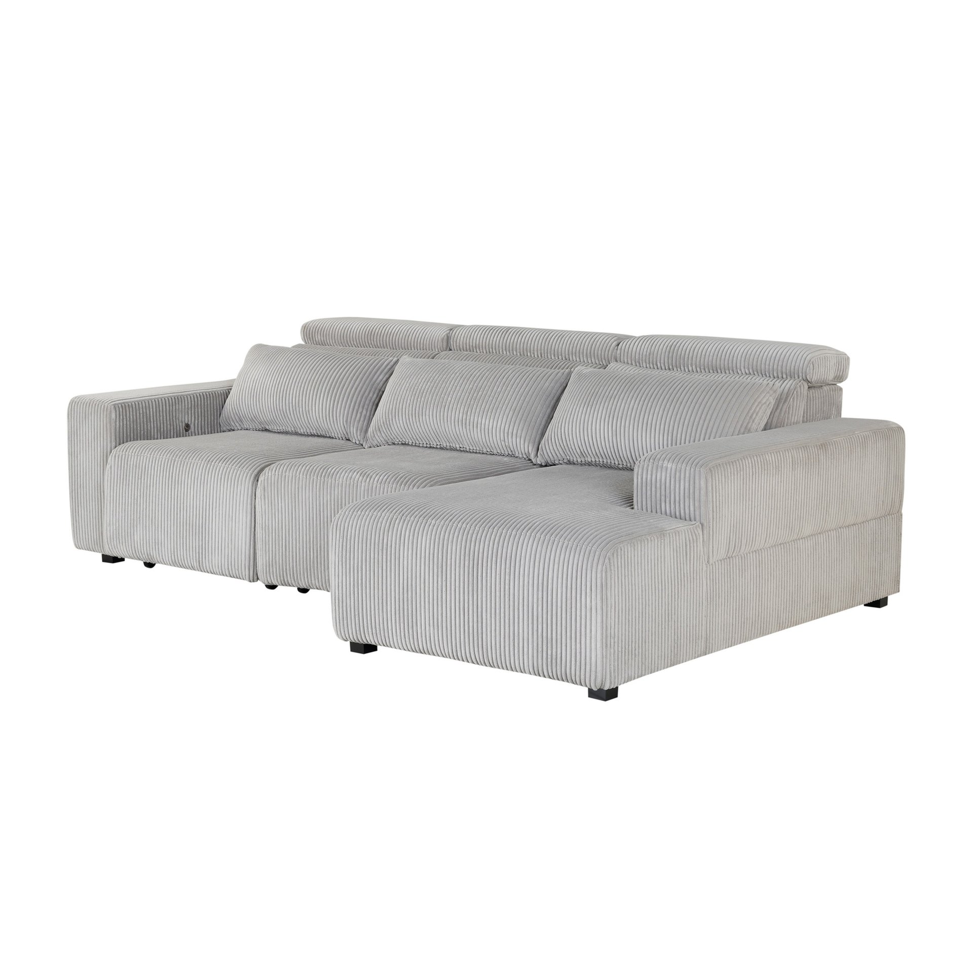 Seltos - Power Sectional - Gray - Image 4