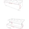 Hamilton - Lift Top Rectangular Storage Ottoman - Natural - Image 8