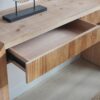 Rustic Modern Console Table With Drawer Storage - Natural Wood - Image 17