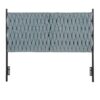 Braided Matisse - Queen Size Headboard - Black / Blue - Image 4
