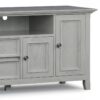 Amherst - Wide TV Media Stand - Fog Gray - Image 8