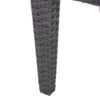 Outdoor Antibes Wicker Side Table, Accent Table - Gray - Image 7