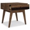 Clarkson - End Table - Rustic Natural Aged Brown - Image 2