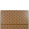 Freestanding Decorative Privacy Screen For Deck Balcony Patio, Metal Privacy - Brown - Image 7