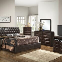 Marilla - Full Bed - Dark Brown