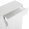 Elegant 2 In 1 Shoe Cabinets With Soft Cushion Versatile Shoe Rack Organizer With Adjustable Shelves For Hallway, Living Room - White - Image 14