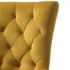 Farren - Velvet Side Chair (Set of 2) - Espresso / Yellow - Image 6