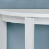 Accent Console Table For Entryway, Contemporary Modern - White - Image 2