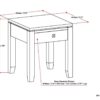 Cosmopolitan - End Table - Mahogany Brown - Image 7