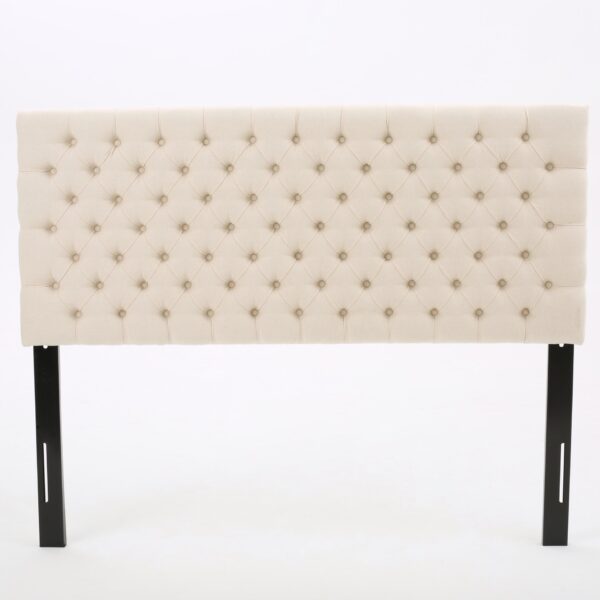Annecy - Contemporary Upholstered Full / Queen Fabric Headboard - Beige