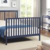 Connelly - 4 In 1 Convertible Crib - Midnight Blue / Vintage Walnut - Image 9
