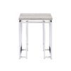 Chafik - End Table - Natural Oak / Chrome - Image 2