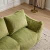 Giant Bean Bag Couch, Ultra Soft Fluffy Loveseat For Living Room Reading Chair With Pillows - Green - Image 12