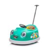 Bumper Car For Kids, 12V Dual Drive 1-6 Years Old Children's Electric Car With Pushrod Dinner Plate USB Bt Music Rocking Horse Mode Anti-Collision Bumper Ride On Car - Green - Image 18