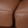 Contemporary 3 Seater Sofa Upholstery - Light Brown - Image 10