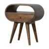 ed Circular Bedside Table - Gray Wash - Image 17