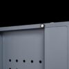 Metal Storage Cabinets, Cleaning Tool Cabinet With Locking Door, Tall Broom Tool Organizer And Storage, Large Storage Cabinet For Kitchen - Gray - Image 9
