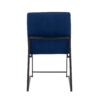 Fuji - Contemporary High Back Dining Chair (Set of 2) - Black / Blue - Image 5