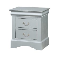 Louis Philippe - Nightstand - Silver Gray