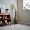 Tall Artificial Rattan Floor Vase In Elegant Statement Piece For Living Room Decor, Entryway, Or Hallway Versatile Home Accent For Dried Or Silk Floral Arrangements - Beige / Gray - Image 19