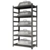 Heavy Duty Storage Rack, 5 Layer Adjustable Shelf, Suitable For Tool Rooms, Garages - Black - Image 6