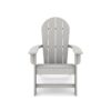 Adirondack Chair Premium HDPE Poly Lumber For Pool, Patio, And Garden Elegance - Dark Gray - Image 4