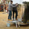 Work Platform Aluminum Portable Bench Folding Ladder Ansi Capacity 225 Lbs 40" - Gray - Image 2