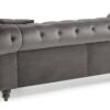 Nola - Sofa Chaise - Dark Gray - Image 3
