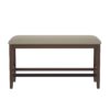 Sonnet - Gathering Height Bench - Brown - Image 2