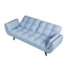 Sofa Soft Two Armrests Throw Pillow Pillow Comfortable Fit Apartment Bedroom Small Space - Antique Navy Blue - Image 11