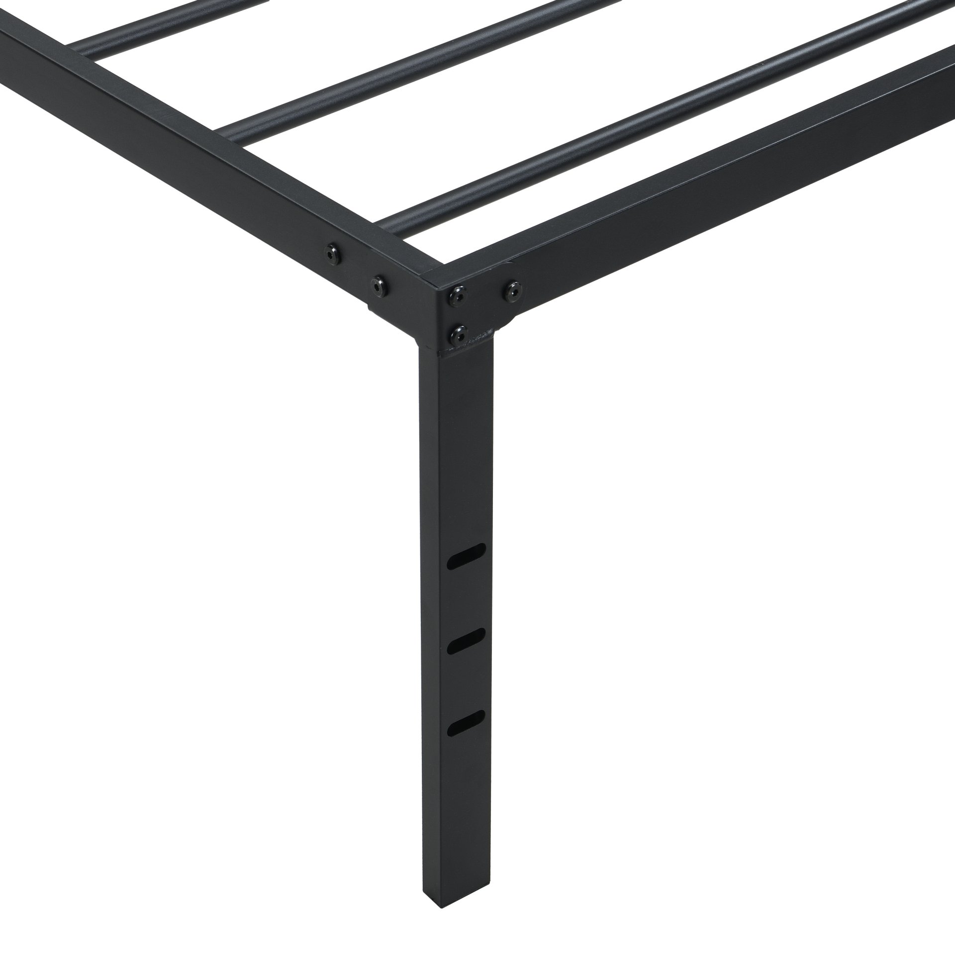 Twin Size Bed Frame With Quiet Support - Black - Image 10