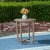Hermosa - Rustic Circular Bistro Table - Gray - Image 6