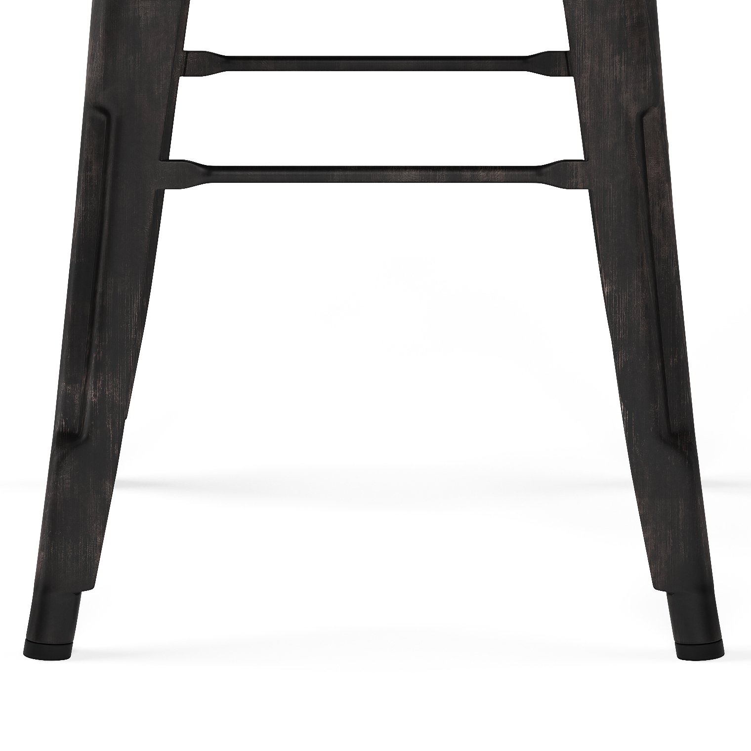 Rayne - Metal Bar Stool (Set of 2) - Distressed Black - Image 5