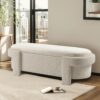 Versatile Storage Ottoman Bench, Spacious & Durable - Beige - Image 5