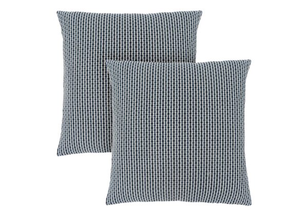 Pillows, Square, Insert Included, Decorative Throw, Hypoallergenic Polyester, Modern (Set of 2) - Blue