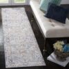 Payas - 2' X 8' Traditional Runner Rug - Ivory / Gray - Image 2