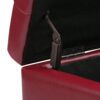 Cosmopolitan - Storage Ottoman - Red - Image 8