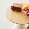 Round Coffee Table - Brown / White - Image 18