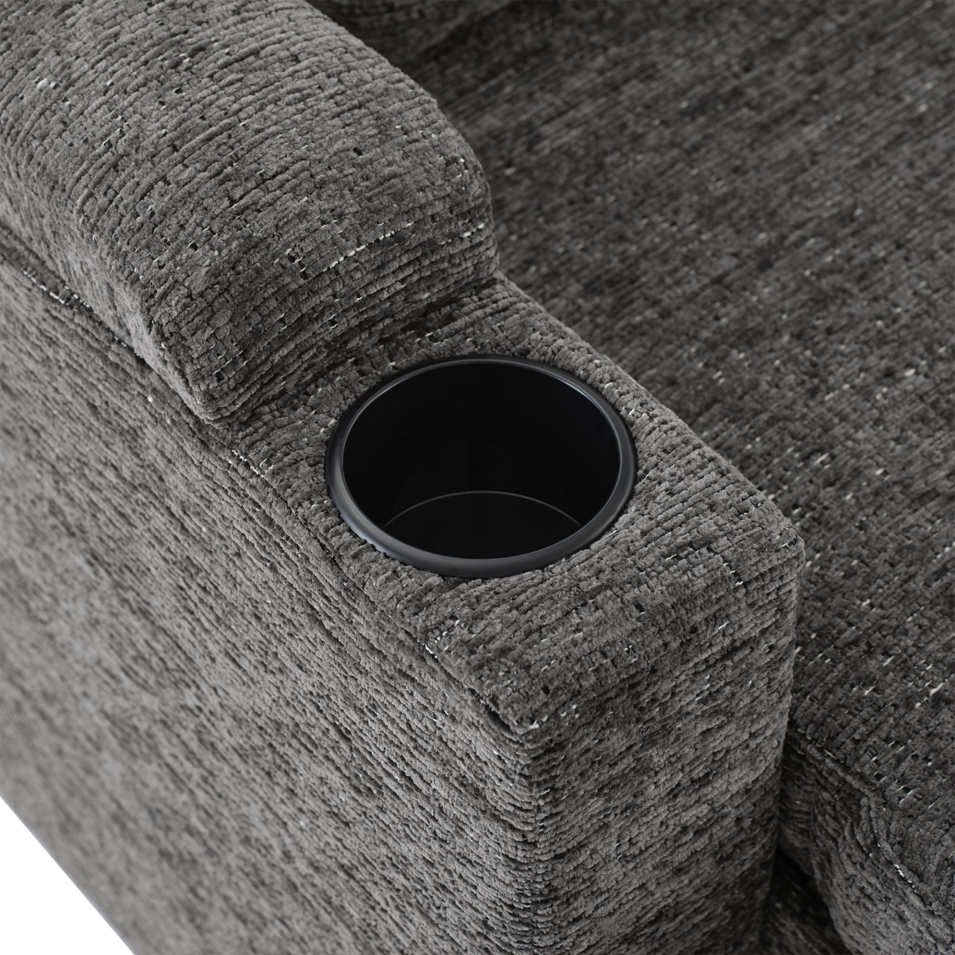 Sectional Sofa Versatile Sofa Bed Sofa Sleeper U - Shaped Sofa With Ample Storage Space, 2 Cup Holders And Charging Ports For Living Room - Beige Gray - Image 27