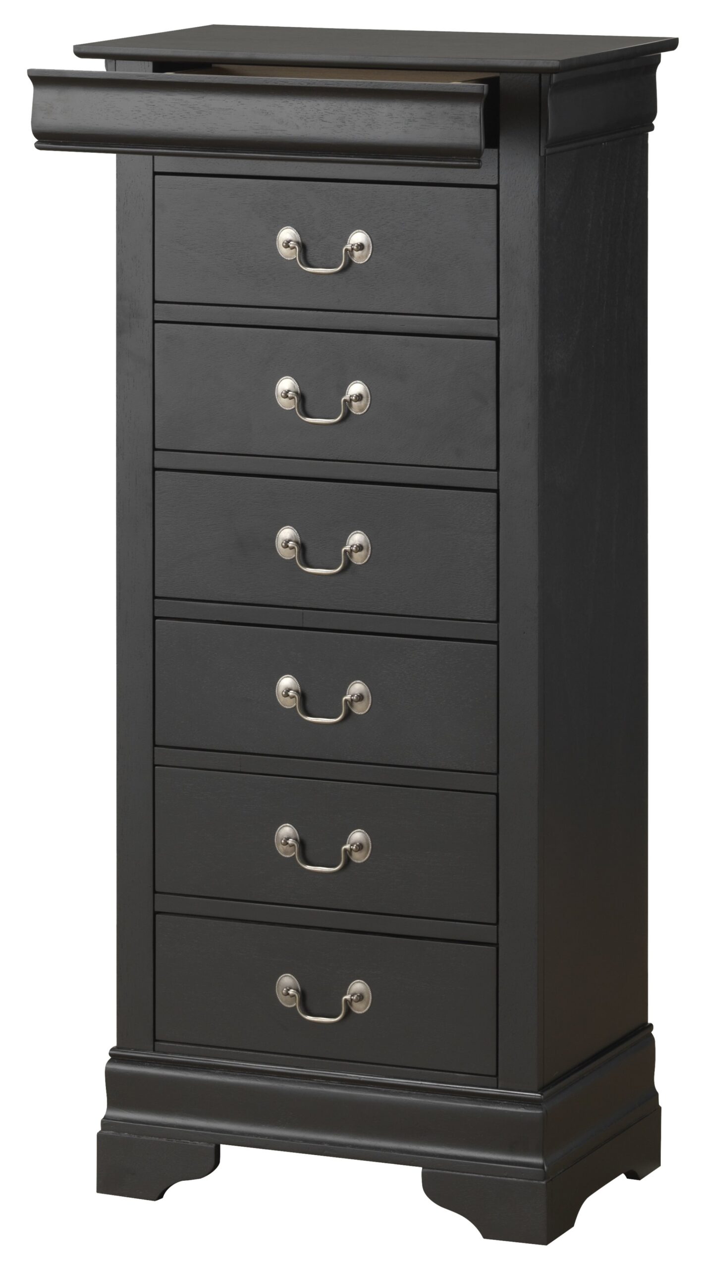 Elegant Traditional Lingerie Chest - Black - Image 7