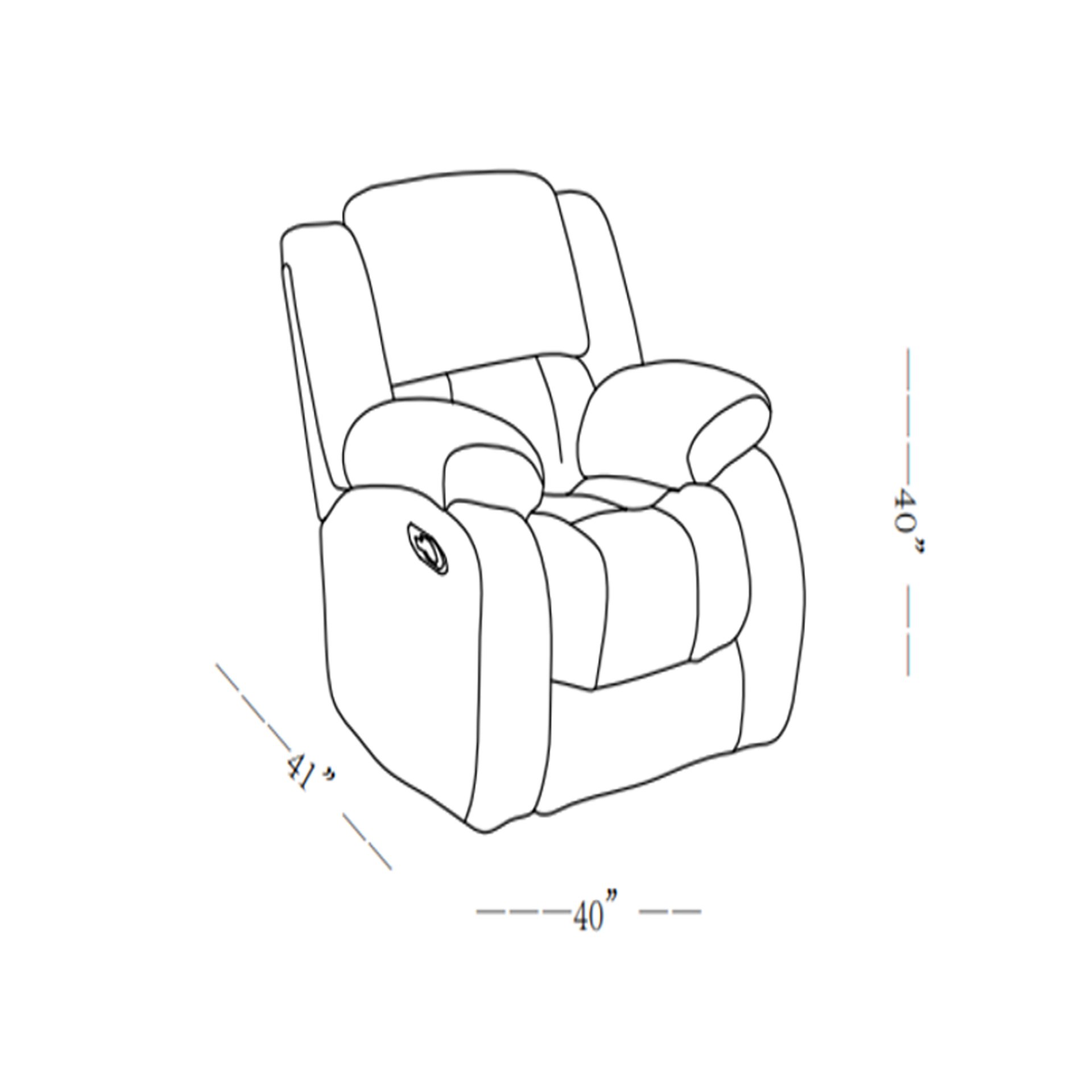 Stonic - Reclining Sofa, Love And Chair - Gray - Image 6