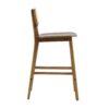Bari - Indoor Wood Barstool Set Rubberwood And Rattan - Walnut - Image 6