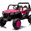 12V7A*1 30W*4 Four-Wheel Drive Leather Seat One Button Start, Forward And Backward, High And Low Speed, Music, Front Light, Power Display, Two Doors Can Open, 2.4G R / C, Seat Belt Four Wheel Absorber - Pink - Image 4