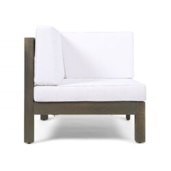 Oana - Left Arm Chair - White