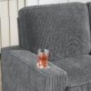 Modern Sofa Compressed 3 Seater Couch For Living Room Bedroom Office - Gray - Image 7
