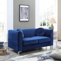 Delray - Loveseat - Navy Blue