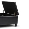 Harrison - Coffee Table Storage Ottoman - Midnight Black - Image 4