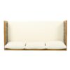 Claremont - 3 Seater Daybed With Rattan Arms - Beige - Image 9