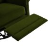 360 Degrees Swivel Recliner Manual Rocking With Adjustable Backrest For Living Room - Green - Image 18
