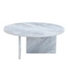 A Multi Style Decor Friendly Round Coffee Table, Featuring Modern Minimalism And Nordic Flair - White - Image 18